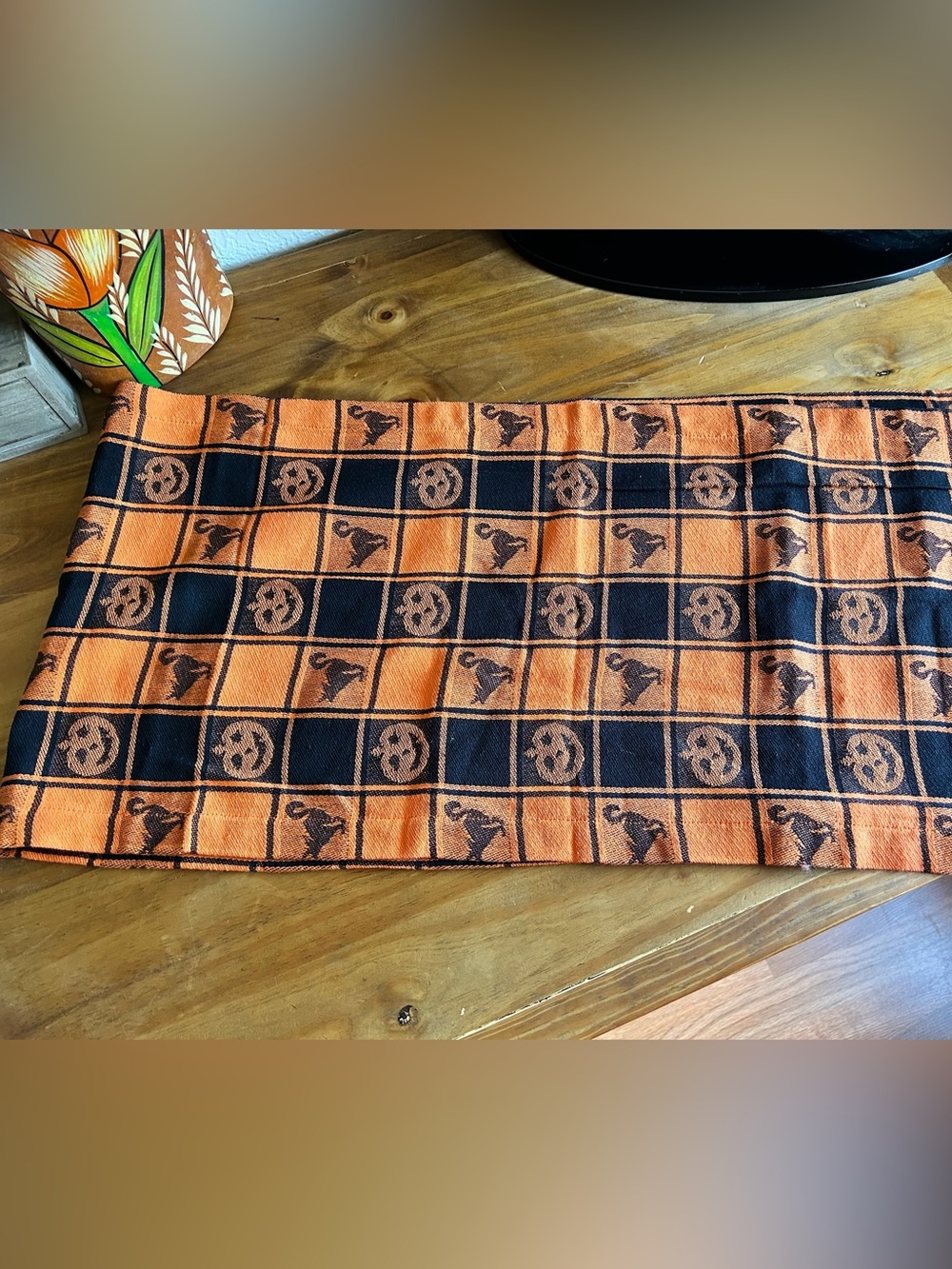 Halloween table runner